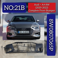 Complete Front Bumper 8W0807065P 8WD807065P Compatible With AUDI A4 8W (2020-2022) Tag No.21B