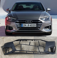 Complete Front Bumper 8W0807065P 8WD807065P Compatible With AUDI A4 8W (2020-2022) Tag No.21B