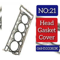 Tappet Cover Packing (Engine Valve Cover Gasket) 06H103383K Compatible With AUDI A1 & A3 & A4 & A5 & A6