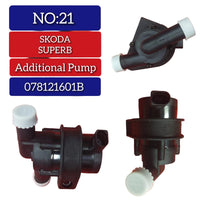 Auxiliary Water Pump 078121601B 078121601 Compatible With SKODA SUPERB I (3U4) Tag No.21