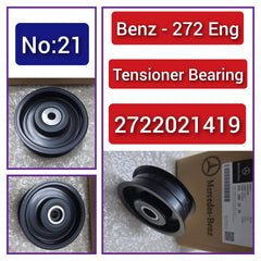 Belt Idler Pulley 2722021419 Compatible with MERCEDES-BENZ C-CLASS (W203) & C-CLASS (W204) & CLC-CLASS (CL203) E-CLASS (W211) & E-CLASS (W212)