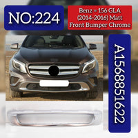 Front Bumper Chrome (Matt) A1568851622 Compatible With Mercedes Benz (W156) GLA-Class (2014-2016) Tag No.224
