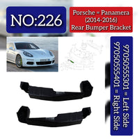 Front Bumper Bracket Set Right 97050555401 & Left 97050555301 Compatible With Porsche Panamera (2014-2017) Tag No.226