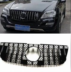 GTR Black Chrome Show Grill Compatible With Mercedes Benz ML-Class W164 (2009-2012) Tag 147