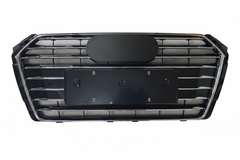 Glossy Black Show Grill A8WD853551ERN4 Compatible With Audi A4 8W (2016-2019) Tag No.22