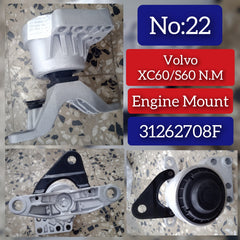 Right Engine Mount 31262708 Compatible With VOLVO XC60 S80 V60 V70 S80 PETROL