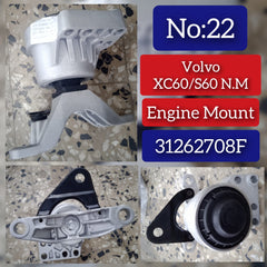 Right Engine Mount 31262708 Compatible With VOLVO XC60 S80 V60 V70 S80 PETROL