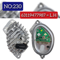 Left Headlight LED module turn display lights 63119477987 Compatible With BMW X5 (G05, F95) & X5 Van (G05) & X6 (G06, F96) Tag No.230