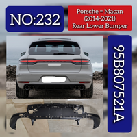 Rear Lower Bumper 95B807521AD Compatible With Porsche Macan (2014-2017) Tag No.232