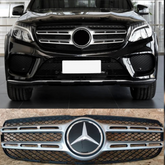 Original AMG Black Show Grill Compatible With  Mercedes  Benz GLS-Class W166  Teg 234