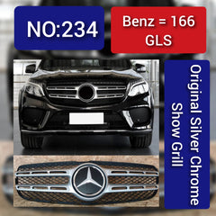 Original AMG Black Show Grill Compatible With Mercedes Benz GLS-Class W166 Teg 234