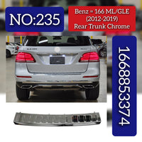 Rear Trunk Chrome 1668853374 Compatible With MERCEDES-BENZ GL-CLASS (X166) Tag No.235