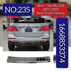 Rear Trunk Chrome 1668853374 Compatible With MERCEDES-BENZ GL-CLASS (X166) Tag No.235