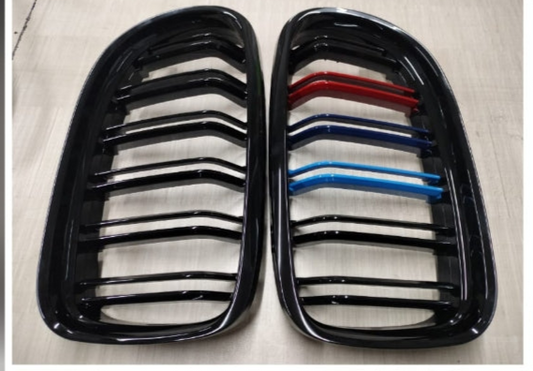 Multi Colour (2008/2011) Kidney Grill Set 51137201968 (R.H/L.H) Same Compatible With BMW 3 Series E90 Tag 23