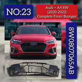 Complete Front Bumper 8W0807065AE 8W0807065AB 8WD807065AB Compatible With AUDI A4 8W (2020-2022) Tag No.23