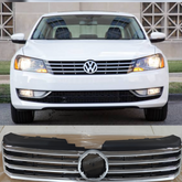 Front Bumper Show Grill 3AD853651 Compatible With Volkswagen PASSAT B7 (362) Tag No.23