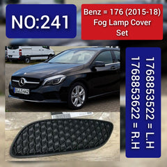 Fog Lamp Cover Right 1768853622 & Left 1768853522 166843722 Compatible With MERCEDES-BENZ A-Class W176 2015-2018 Tag No.241