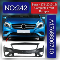 Front Bumper A1768800740 Compatible With MERCEDES-BENZ A-CLASS (W176) Tag No.242