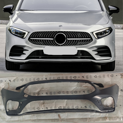Front Bumper (Without Hole) A1778802801 1778802801 Compatible With Mercedes-Benz A-CLASS W177 (2018-2023) Tag No.244 A