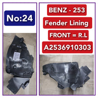 Rear Left Fender Liner A2536910303 2536910303 Compatible With MERCEDES-BENZ GLC-CLASS W253 Tag-FEM-24