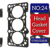 Tappet Cover Packing (Engine Valve Cover Gasket) 078103383K Compatible With AUDI A6 C5 Tag No:24