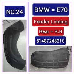 Rear Right Fender Liner 51487248210 Compatible With BMW X5 E70 Tag-FE-24