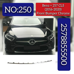 Front Bumper Chrome 2578855500 Compatible With Mercedes Benz CLS-CLASS C257 Tag No.250