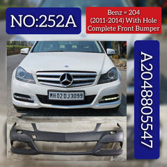 Front Rear Bumper A2048805547 Compatible With MERCEDES-BENZ C Class W204 (2011-2014) No :- 252A