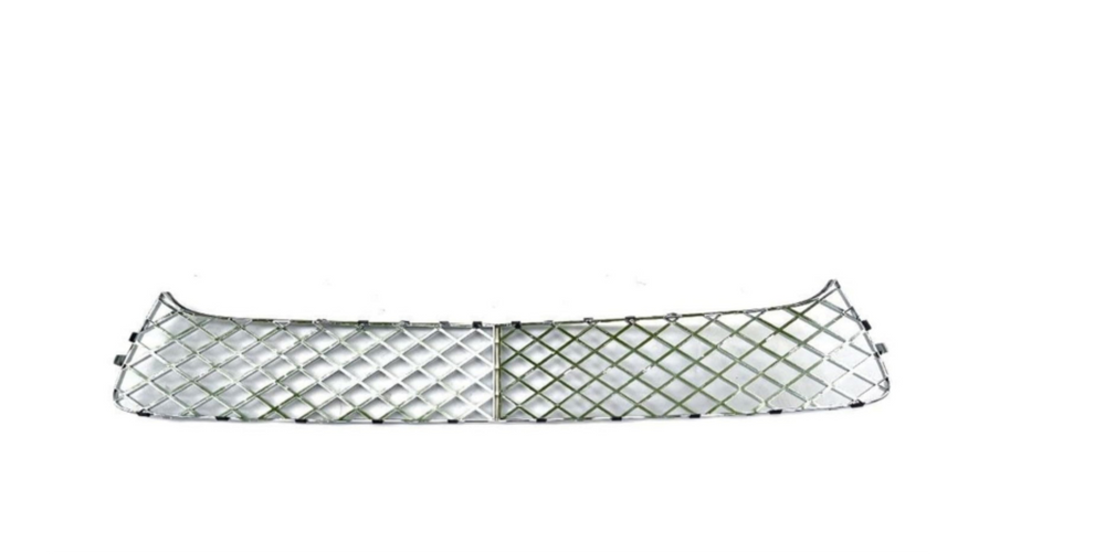 Silver Front Bumper Lower Grill 3W3807667F 3W3807639C Compatible With Bentley GT (2012-2015) Tag No.253