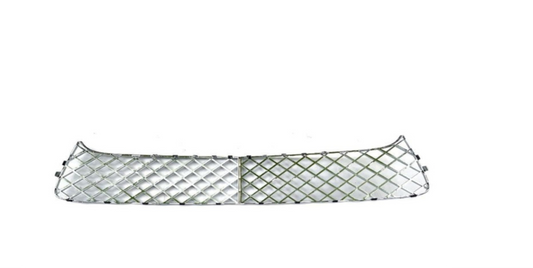 Silver Front Bumper Lower Grill 3W3807667F 3W3807639C Compatible With Bentley GT (2012-2015) Tag No.253