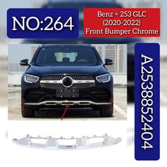 Front Bumper Chrome 2538852404 Compatible With Mercedes-Benz GLC-CLASS W253 (2020-2022) Tag No.264