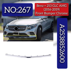 Front Bumper Chrome 2538852600 Compatible With Mercedes-Benz GLC-CLASS W253 (2016-2019) Tag No.267