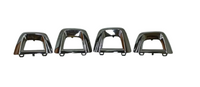 Front Bumper Chromes Front Left 2538855900, Middle Left 2538856100, Middle Right 2538856200, & Front Right 2538856000 Compatible With Mercedes-Benz GLC-CLASS W253 (2016-2019) Tag No.268