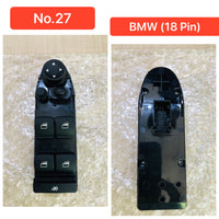 BMW 18 Pin Window Black Switch For BMW X5 E70/E71/E72 Models 61319122121 61319122117 61319132127 61319132135 61319155501 Tag-SW-27