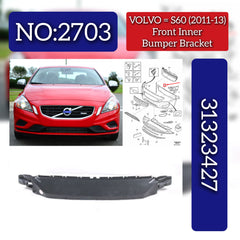 Front Inner Bumper Bracket 31323427 Compatible With Volvo S60 Tag No.2703