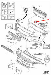 Front Inner Bumper Bracket 31323427 Compatible With Volvo S60 Tag No.2703