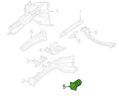 Front Bumper Member Bracket Left 31353135 & Right 31353136 Compatible With VOLVO S60/XC60 (2014-2018) Tag No.2708