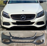 Front Bumper Cover A2058800740 A2058800140 Compatible With MERCEDES BENZ C-CLASS W205 T-1 2015-2018