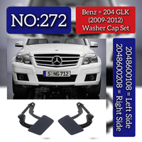 Washer Cap Left 2048600108 & Right 2048600208 Compatible With Mercedes Benz (W204) GLK-Class (2009-2012) Tag No.272