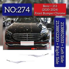 Front Bumper Chrome Left 2138852103 & Right 2138852203 Compatible With Mercedes-Benz E-CLASS W213 (2020-2024) Tag No.274