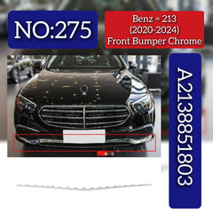 Front Bumper Chrome 2138851803 Compatible With Mercedes Benz E CLASS W213 Tag No.275
