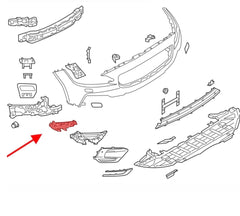 Front Bumper Bracket Left 31383904 Right 31383905 Compatible With VOLVO S90 Tag No.2808