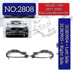 Front Bumper Bracket Left 31383904 Right 31383905 Compatible With VOLVO S90 Tag No.2808