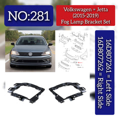 Fog Lamp Bumper Bracket Left 16D807261 Right 16D807262 Compatible With Volkswagen JETTA IV (162) Tag No.281