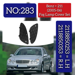 Fog Lamp Cover Left 2118850253 & Right 2118850353 A2118850353 Compatible With Mercedes Benz (W211) E-Class (2005-2006) Tag No.283