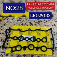 Tappet Cover Packing (Engine Valve Cover Gasket) LR029132 1336506 1367767 47SQ6584CC 4S7Q6584CD Compatible With LAND ROVER DISCOVERY IV (L319) | LR4 & DISCOVERY V (L462) & RANGE ROVER IV (L405) & RANGE ROVER SPORT I (L320) Tag No:28