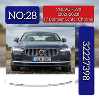 Front Bumper Chrome Trim 32227398 Compatible With VOLVO S90 (2021-2025) Tag NO.28