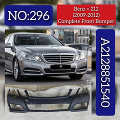 Front Bumper A2128851540 Compatible With MERCEDES-BENZ E-Class (W212) (2009-2012) Tag No.296