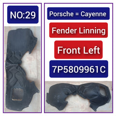 Front Left Fender Liner 95850496101 7P5809961C 95850496101 Compatible With PORSCHE CAYENNE 958 Tag-FEA-29