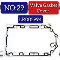 Tappet Cover Packing (Engine Valve Cover Gasket) LR005994 1311311 LR002816 Compatible With LAND ROVER RANGE ROVER SPORT I (L320) & RANGE ROVER SPORT II (L494) & RANGE ROVER VELAR (L560) Tag No:29